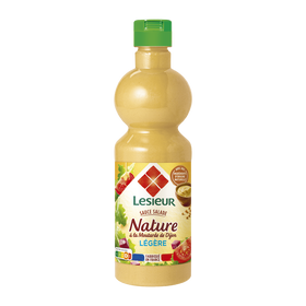 Sauce salade naturemoutarde dijon LESIEUR extra-legere 500 ML (B)