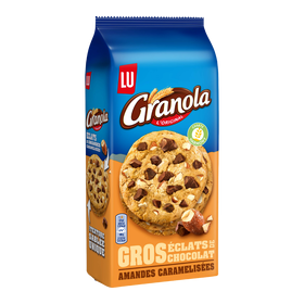 Biscuit LU granola extra cookieschocolat/amandes caramelisees 184 G