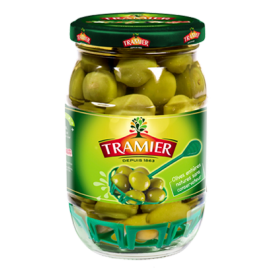 Olives vertes ent manzanilla TRAMIERa/tire olives boc.170 G (B)