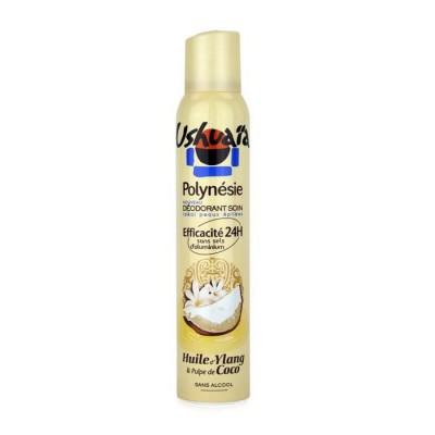 DEO USHUAIA  Femme ato 200 ML hle ylang & pulpe coco* (B)
