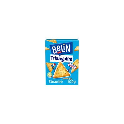 Crackers BELIN triangolini sesame et pavot 100 G (B)