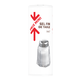 Sel fin PRIX MINI boite verseuse saline 750 G* (B)