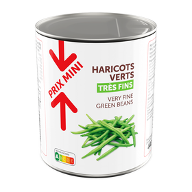 Haricots verts tres fins Maingourd 4/4 440 G* PRIX MINI  (B)