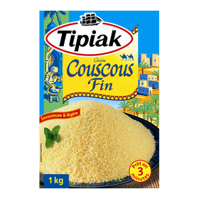 Couscous TIPIAK fin pret en 3 minutes  1KG