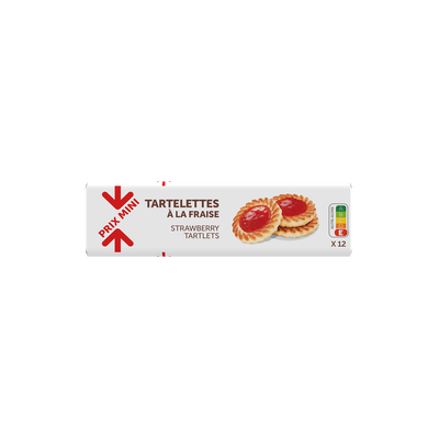 Biscuit PRIX MINI  tartelette fraise 200 G (PTOP) (B)