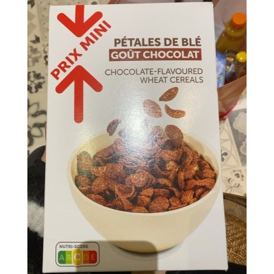 Pétales PRIX MINI de blé gout chocolat 750 G (B)