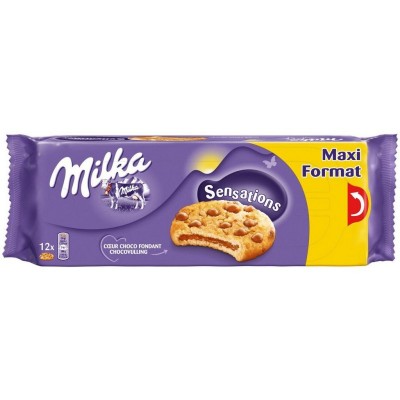 Biscuits MILKA coeur choco fondant sensation 312 G RD (B)