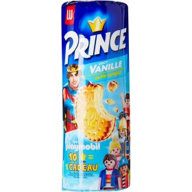 Biscuit LU fourres prince vanille 300 G (B)