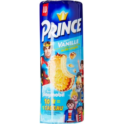 Biscuit LU fourres prince vanille 300 G (B)