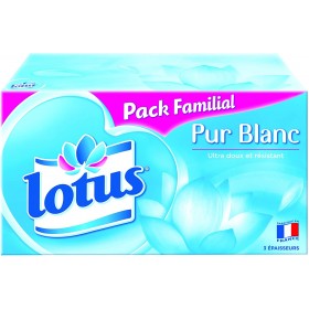 Mouchoirs boite blanc LOTUS  x140* (B)