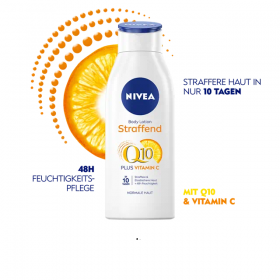 Lait corps NIVEA  400ML fermete Q10 PN G (B)