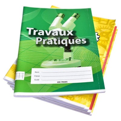 Cahier TP 200 pages format A4