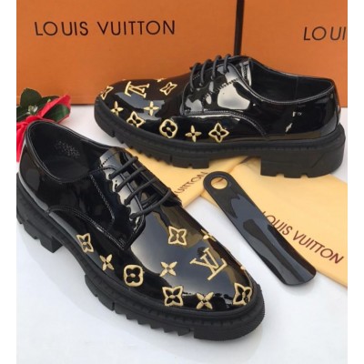 Chaussures En Cuir Louis Vuitton Décontractées Pour Hommes