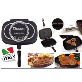 POELE (Braise) DOUBLE FACE DESSINI