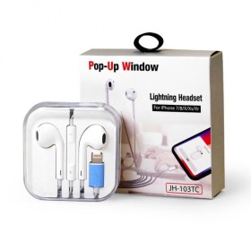 Écouteurs Lightning avec fenêtre contextuelle pour iPhone 7/8/X/XS/XR