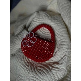 Sac en Perles rouges
