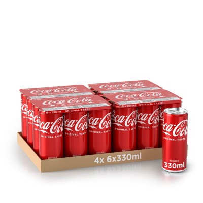 Pack de 24x33cl Coca-Cola Canette (Nig)
