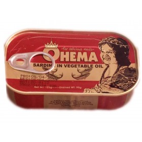 OHEMA SARDINE A HUILE VEGETALE 125g