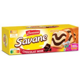 Gateau BROSSARD savane tout chocolat noir 310 G (B)