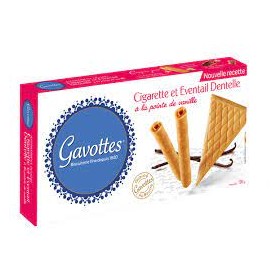 GAVOTTE Biscuit assortiment dessert eventail & cigarettes 100 G (B)