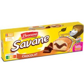 Gateau BROSSARD savane pocket pepite de chocolat pqt 210 G (B)