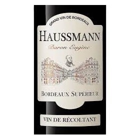 HAUSSMANN BARON EUGENE, BORDEAUX SUPERIEUR 2018, 13,5%150cl