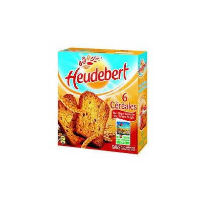Biscottes HEUDEBERT 6 cereales x34 300 G (B)