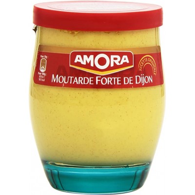 Moutarde AMORA forte verre colore 245 G* (B)
