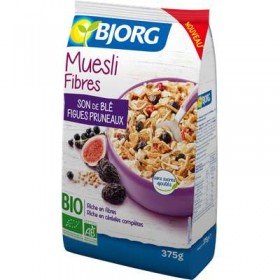 Muesli BJORG fibres son de ble bio 375 G (B)