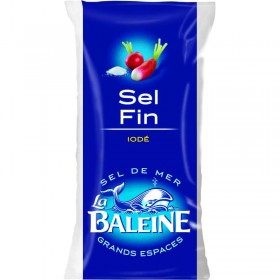 Sel fin LA BALEINE  iode scht 500 G (PTOP) (B)