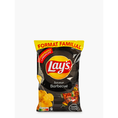 Chips LAY'S saveur barbecue 250 G (B)