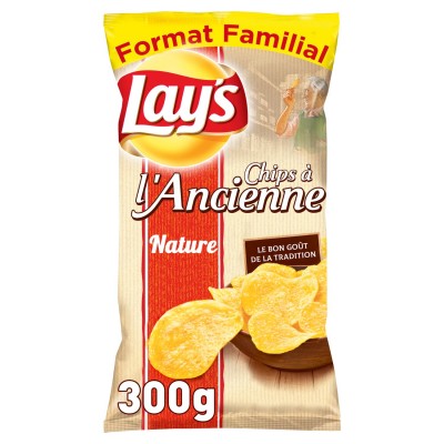 Chips LAY'S a l'ancienne nature 300 G (B)