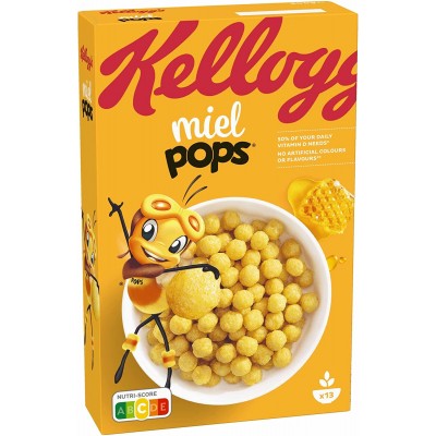 Cereales KELLOGG'S miel pops 400 G (B)