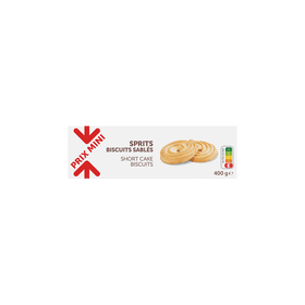 Biscuits PRIX MINI sablés sprits 400 G nv (B)