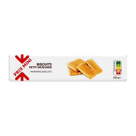 Biscuits PRIX MINI  petit dejeuner 350 G (B)